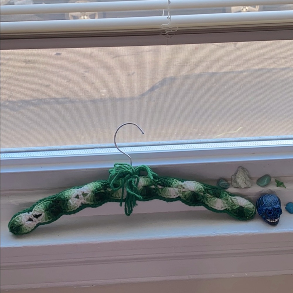 Vintage Crochet Hanger